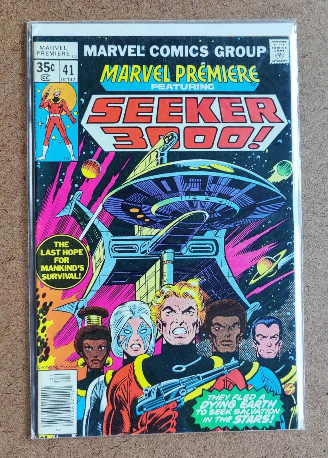 Marvel Premiere #41 - 1st team app. of Seeker 3000 Marvel Comics 1975