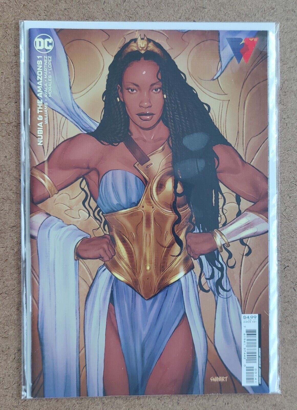 Nubia And The Amazons #1C Joshua Sway Swaby  DC Comics 2021 1st app. of Andromed