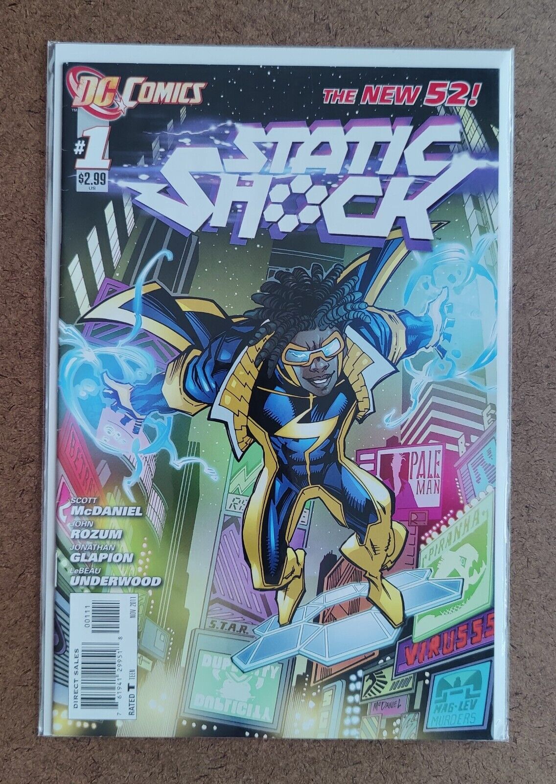 Static Shock #1A 1st Printing 2011