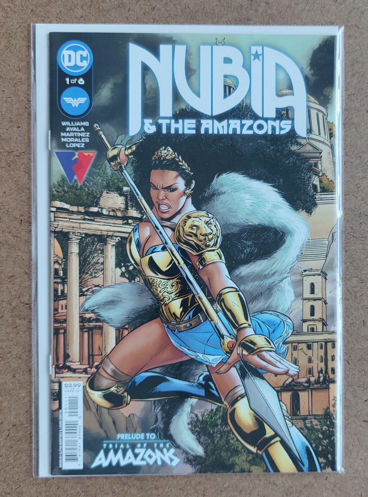 Nubia And The Amazons #1A Alitha Martinez Cover 1st app. of Andromeda and Bia