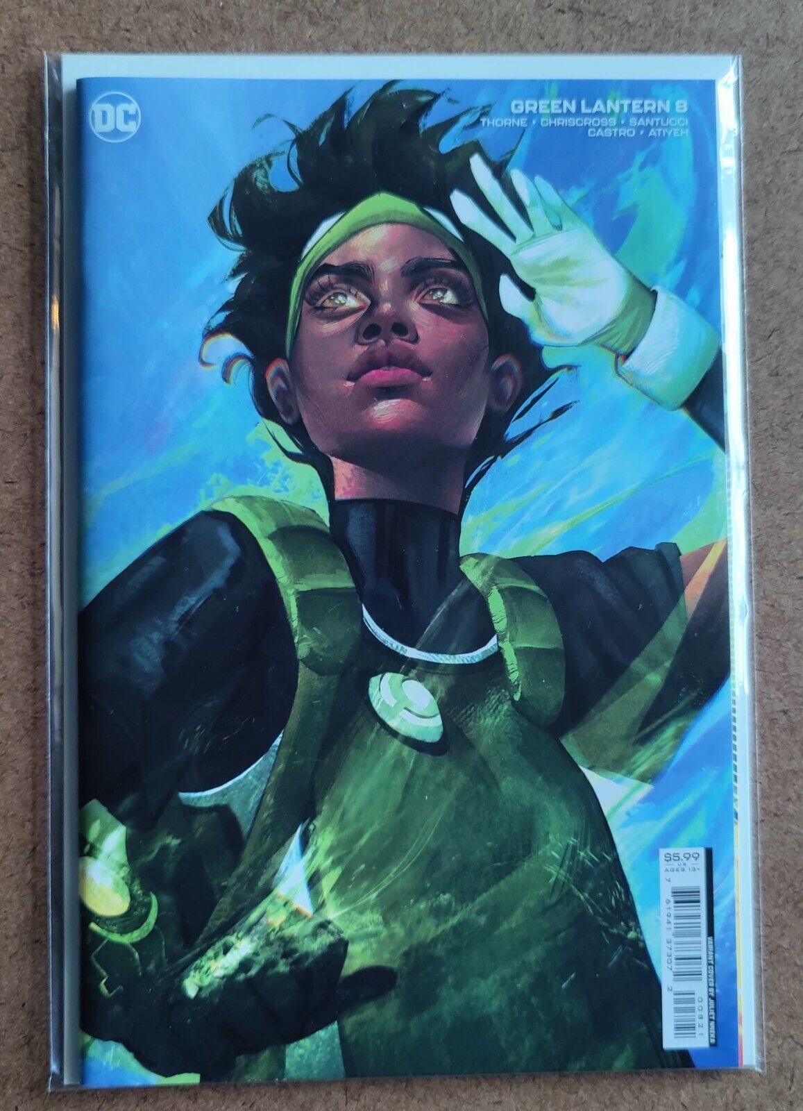 Green Lantern #8 Cover B Juliet Nneka Card Stock Cover