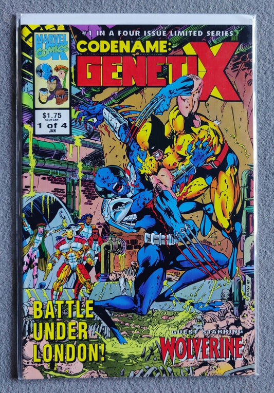 Codename Genetix #1 1993 1st Appearance First Print Marvel 1st App Shift