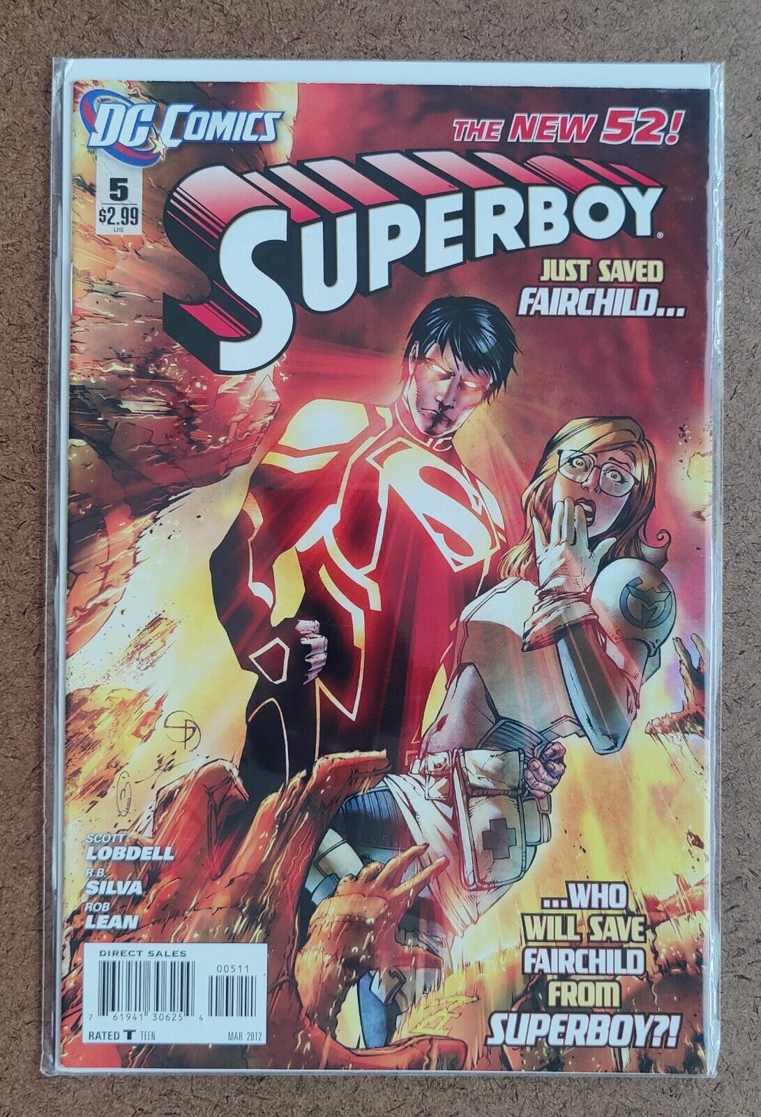 Superboy #5 DC Comics 2011 1st team app. of N.O.W.H.E.R.E