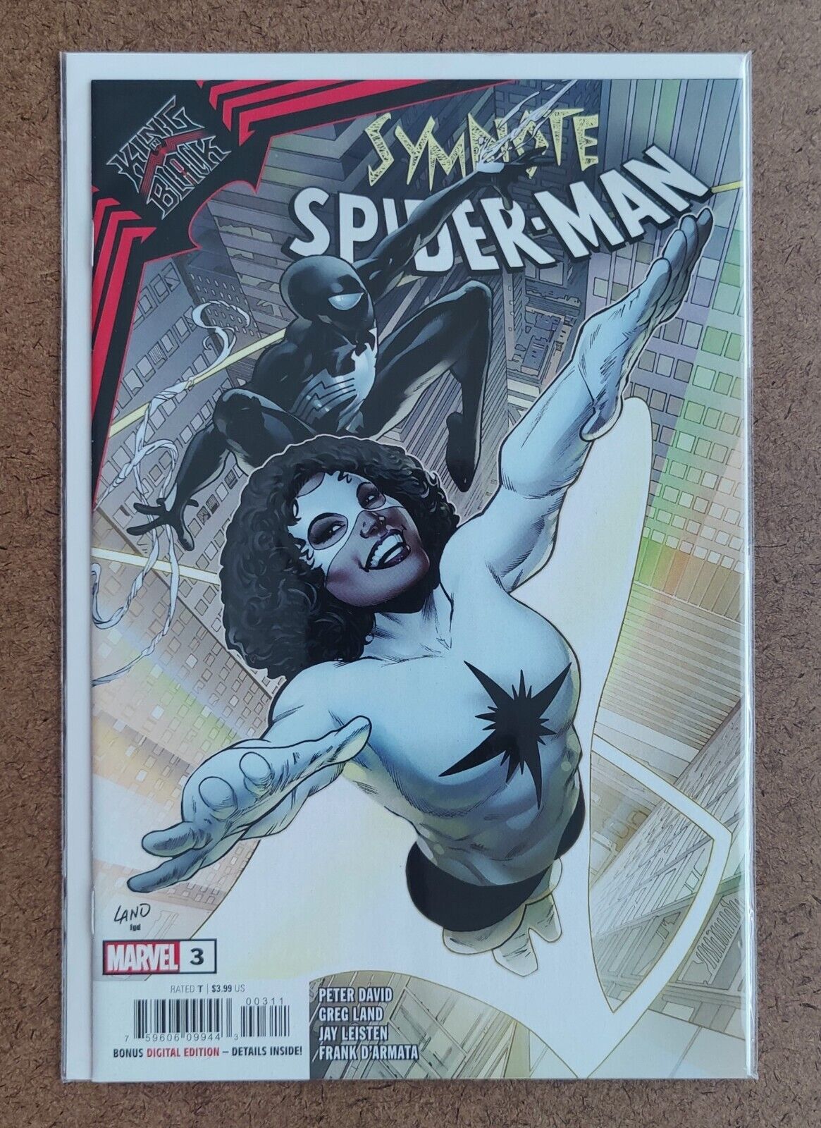 Symbiote Spider-Man: King In Black #3A Marvel 2021 Regular Greg Land Cover