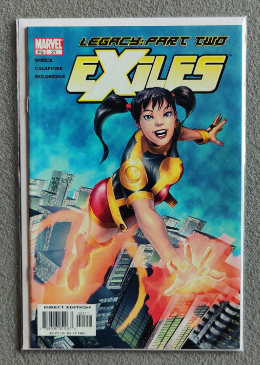 Exiles Vol 1 Issue #21 Marvel Comics Comic Book 2002 1st App Power Fist