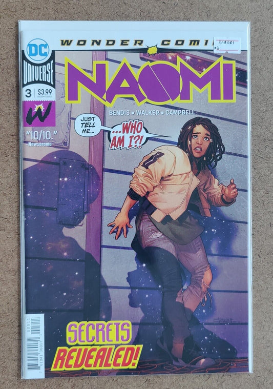 Naomi #3A Wonder Comics Partial origin, Naomi learns her adopted father is  2019