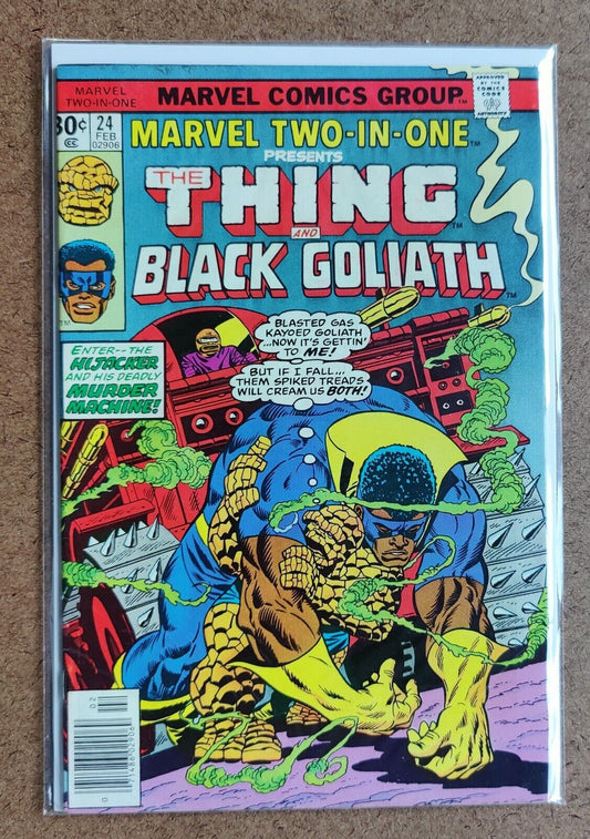 Marvel Two In One #24, The Thing and Black Goliath 1977