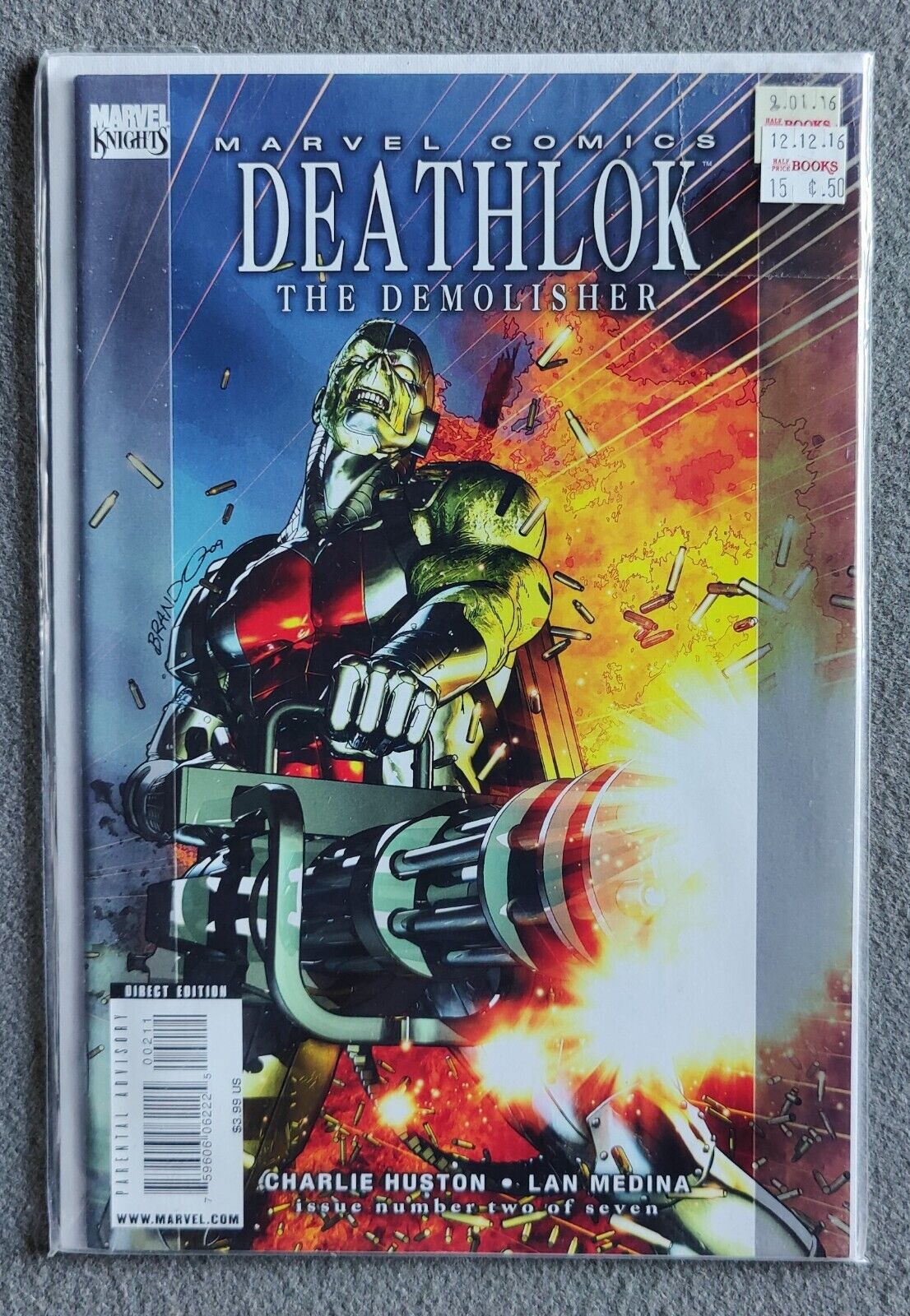 Deathlok #2 (2010) Marvel Comics Brandon Peterson Regular Cover