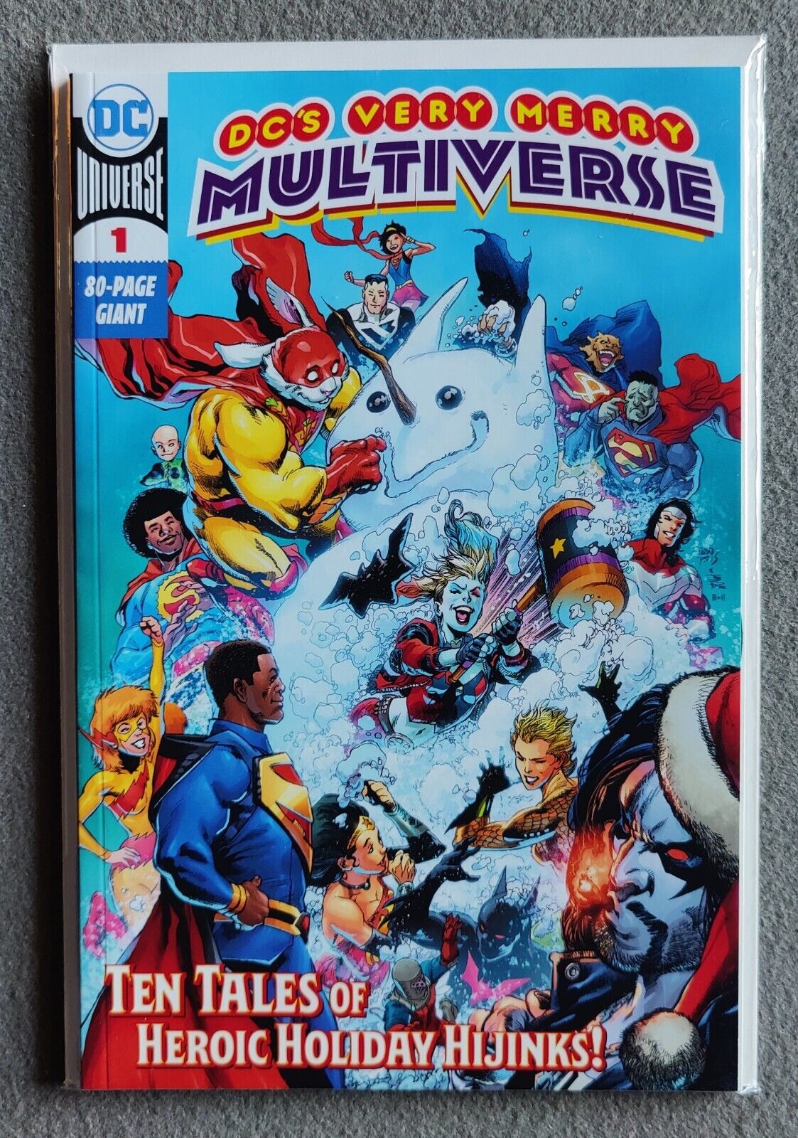 DC's Very Merry Multiverse #1 Comic Book 2021 Ivan Reis Paul Scheer DC Comic