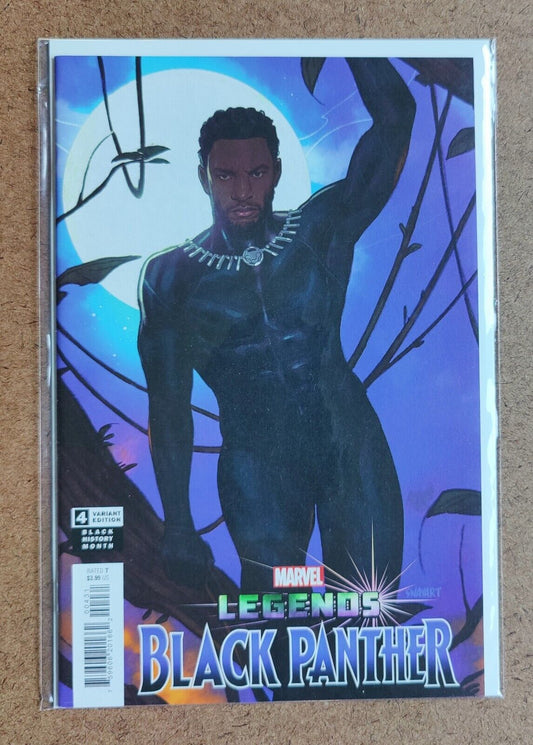 Black Panther Legends #4C Joshua Sway Swaby Black History Month Cover  2022