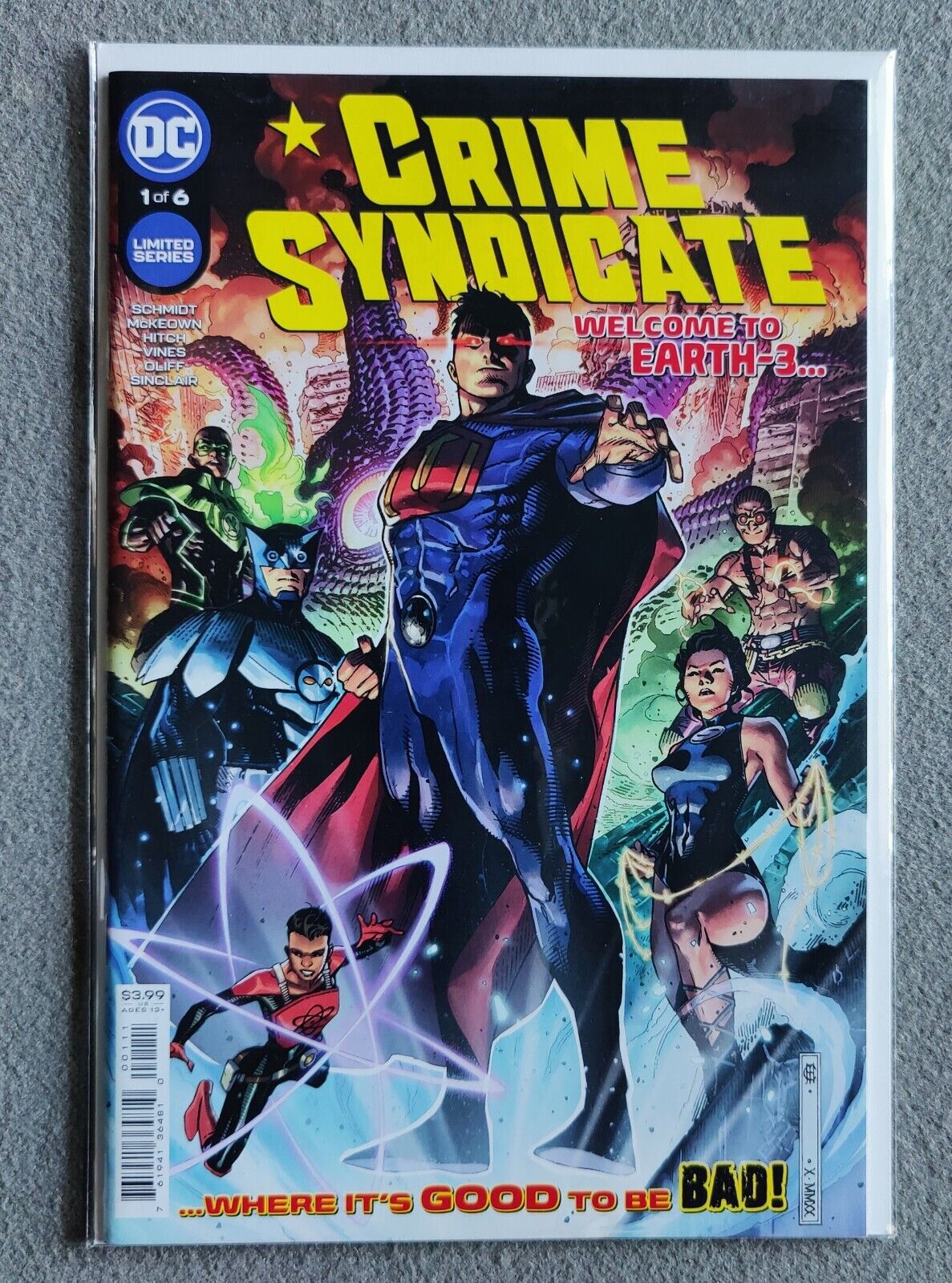 DC COMICS CRIME SYNDICATE #1 COVER A Jim Cheung & Romulo fajardo Jr Cover