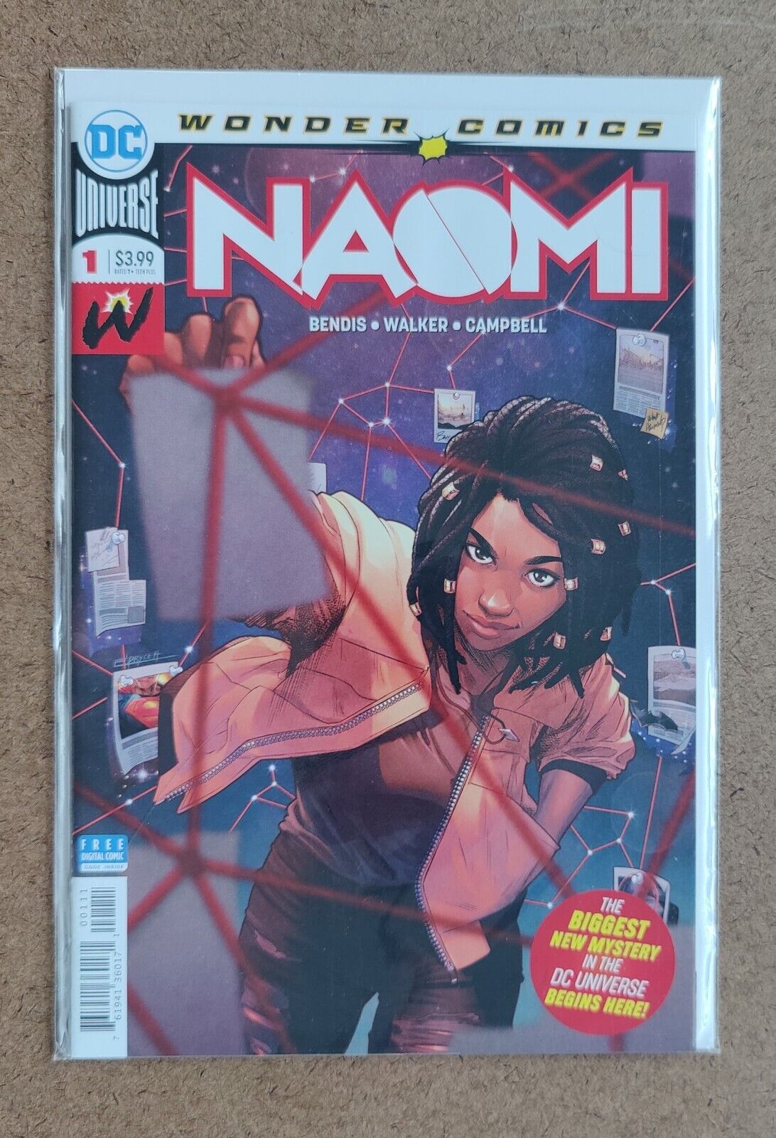 Naomi #1A Wonder Comics Jamal Campbell Cover 2019 1st app. of Naomi