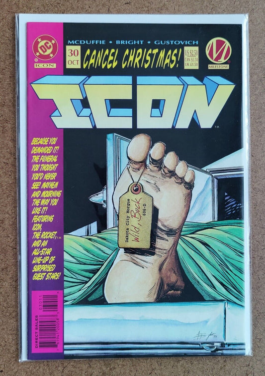 Icon #30 DC Milestone Comics October 1995 1st App Cockroach Andy