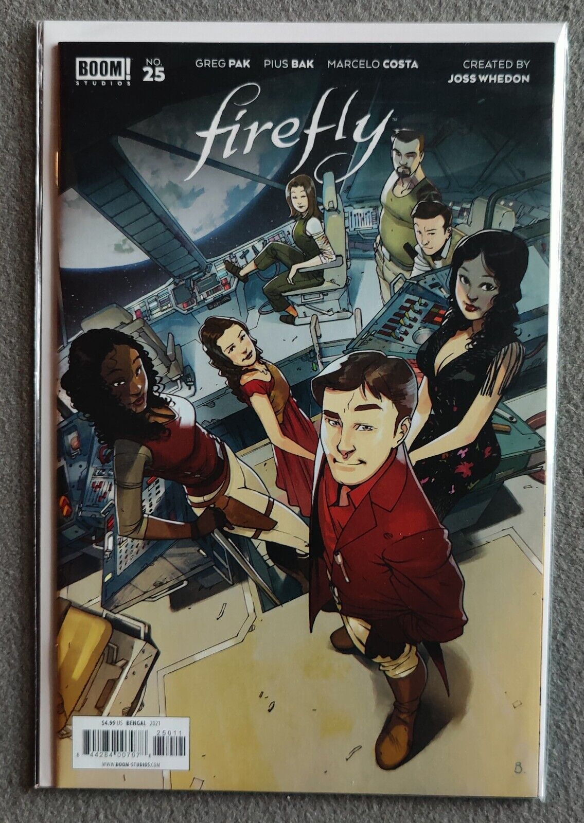 Boom! Studios Firefly #25 A Cover 2021 Regular Bengal Cover