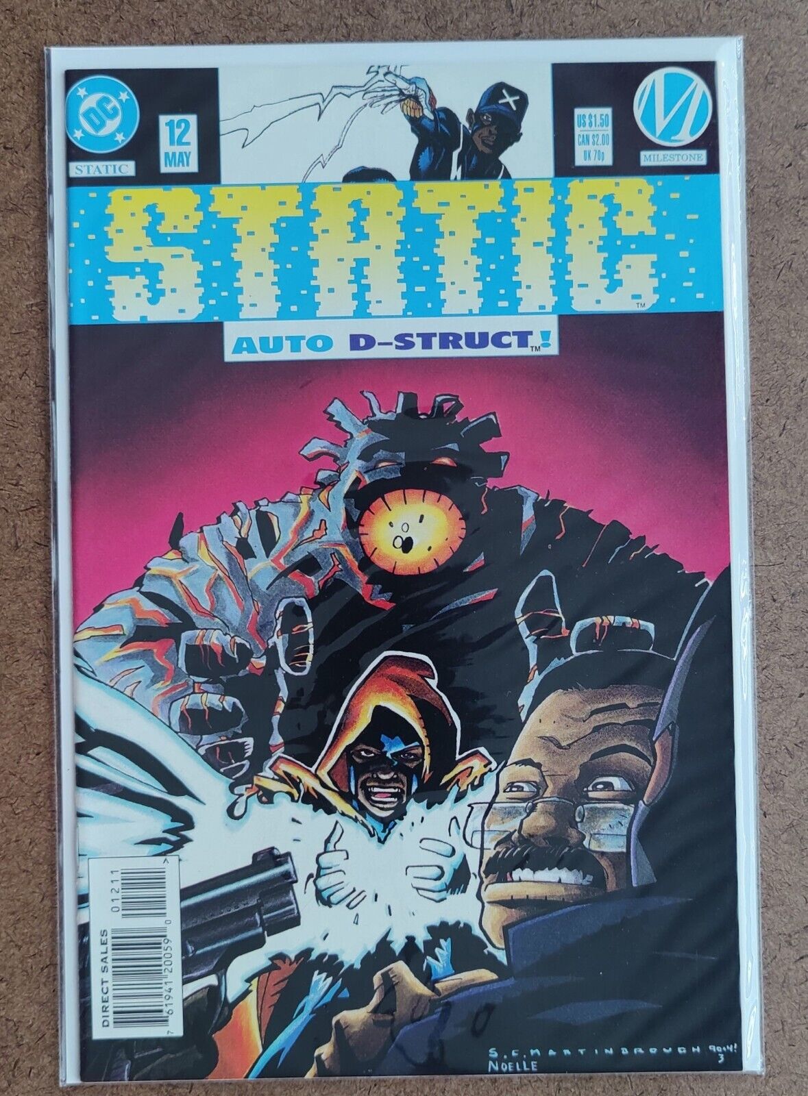 Static #12 DC Milestone Comics 1994 1st App D-Struct Real Name: Damon Briggs