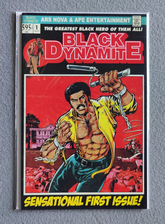 Black Dynamite: Slave Island First Issue One Shot Ape Comics By Ash, Brian