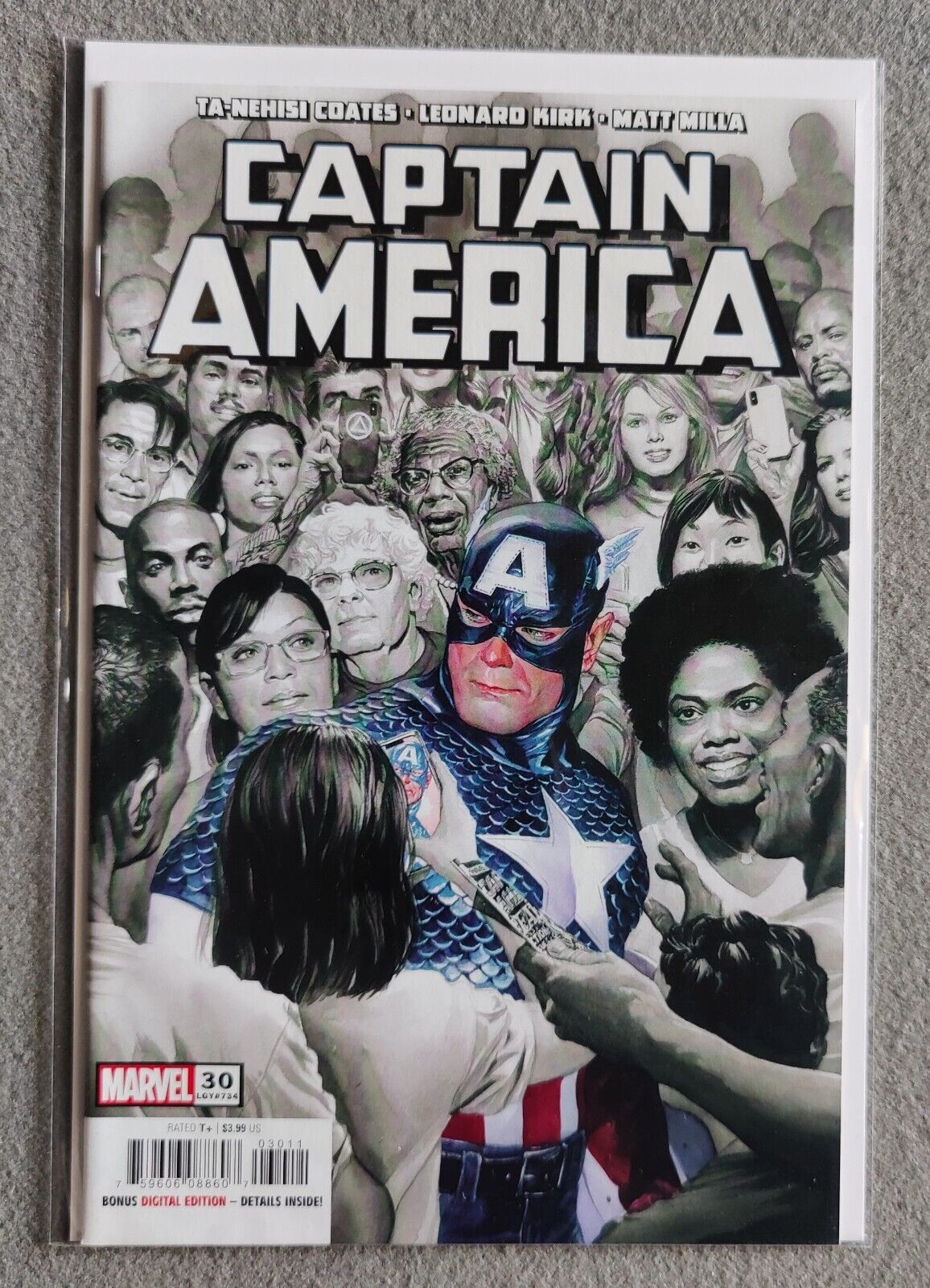 CAPTAIN AMERICA 30A main Alex Ross cover MARVEL 2021