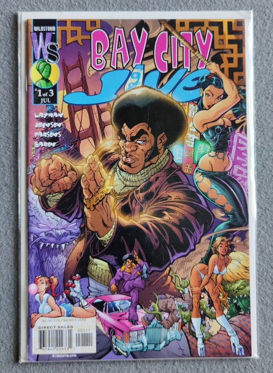 BAY CITY JIVE #1 (2001) 1ST PRINTING J. SCOTT CAMPBELL VARIANT WILDSTORM COMICS