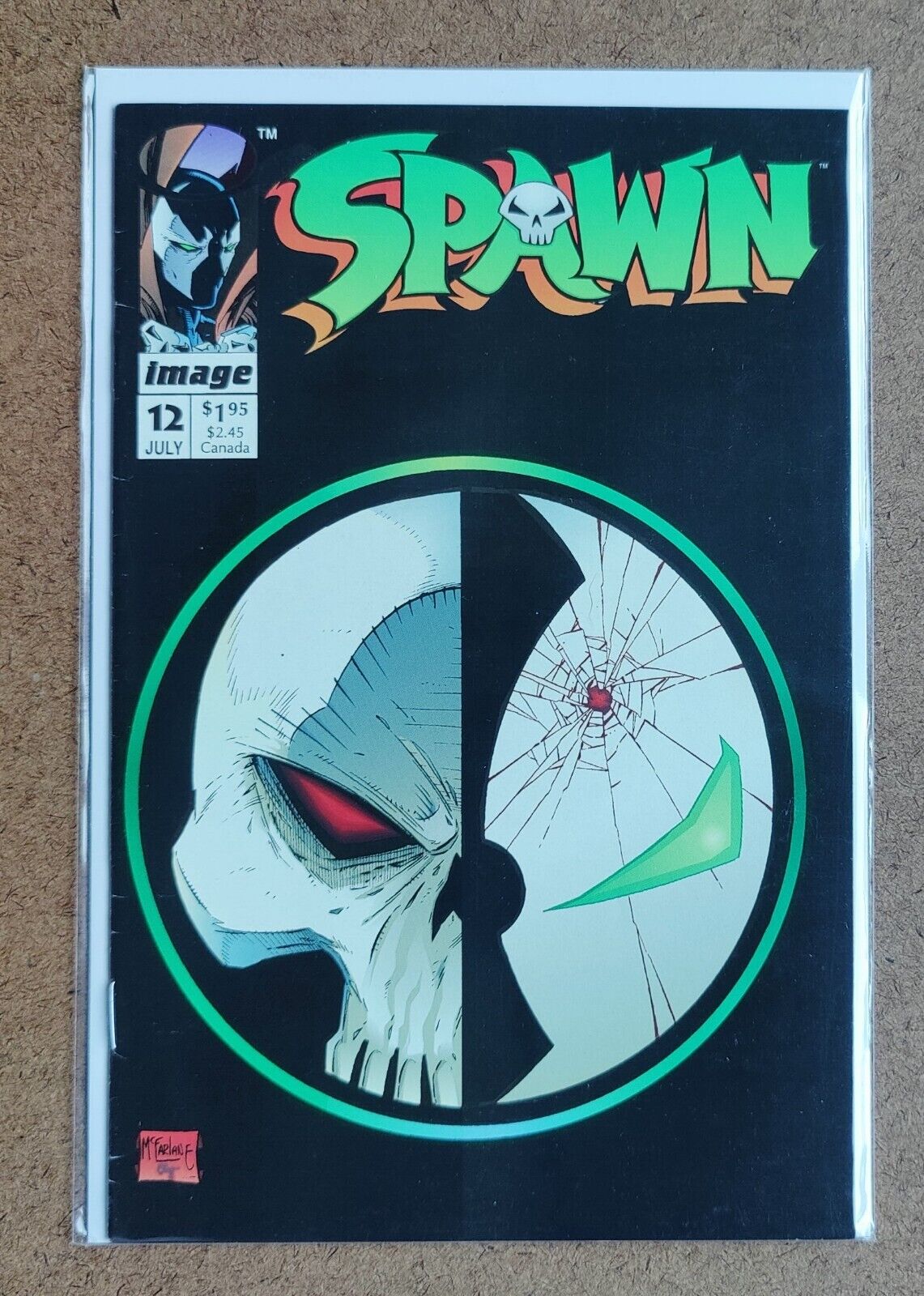 Spawn #12 Image Comic Book 1993 Todd McFarlane 1st app. of Jason Wynn