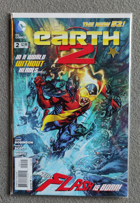 Earth 2 #2 The New 52 Ivan Reis Cover A DC 2012 1st App Hawkgirl "Kendra Munoz