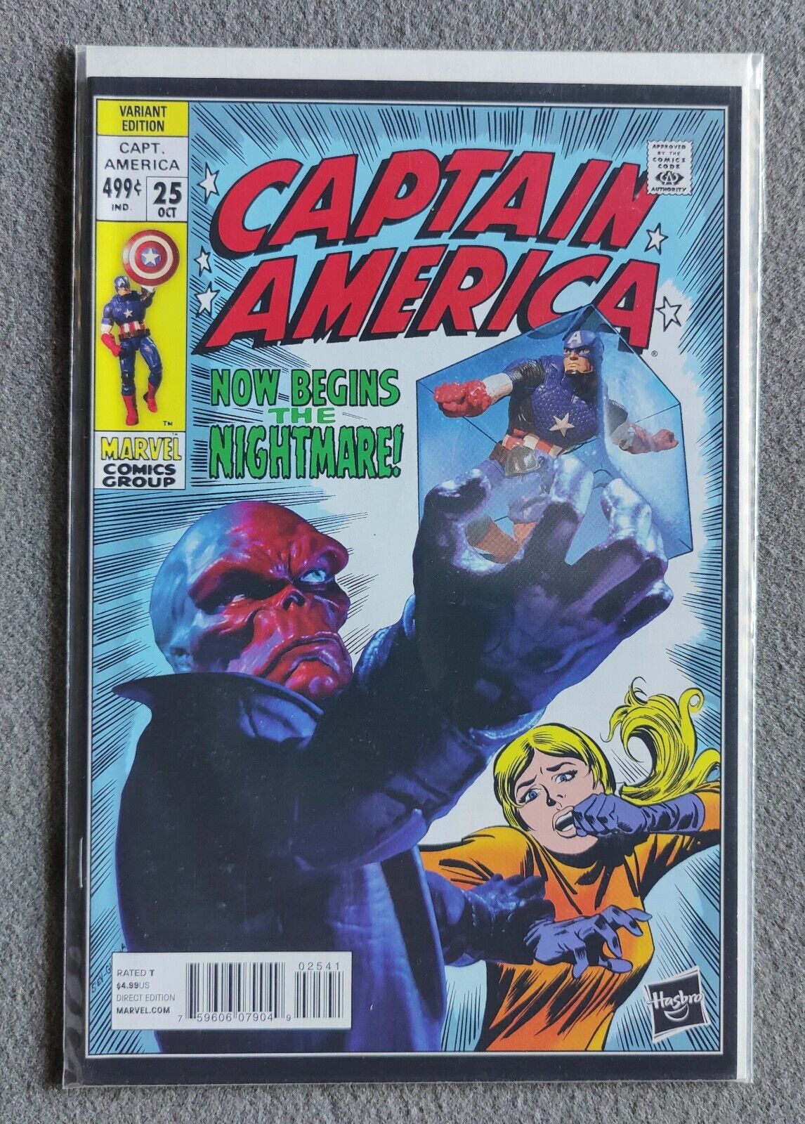 CAPTAIN AMERICA #25 Hasbro 1:15 Variant Cover 1st Sam Wilson Falcon as Cap 2014