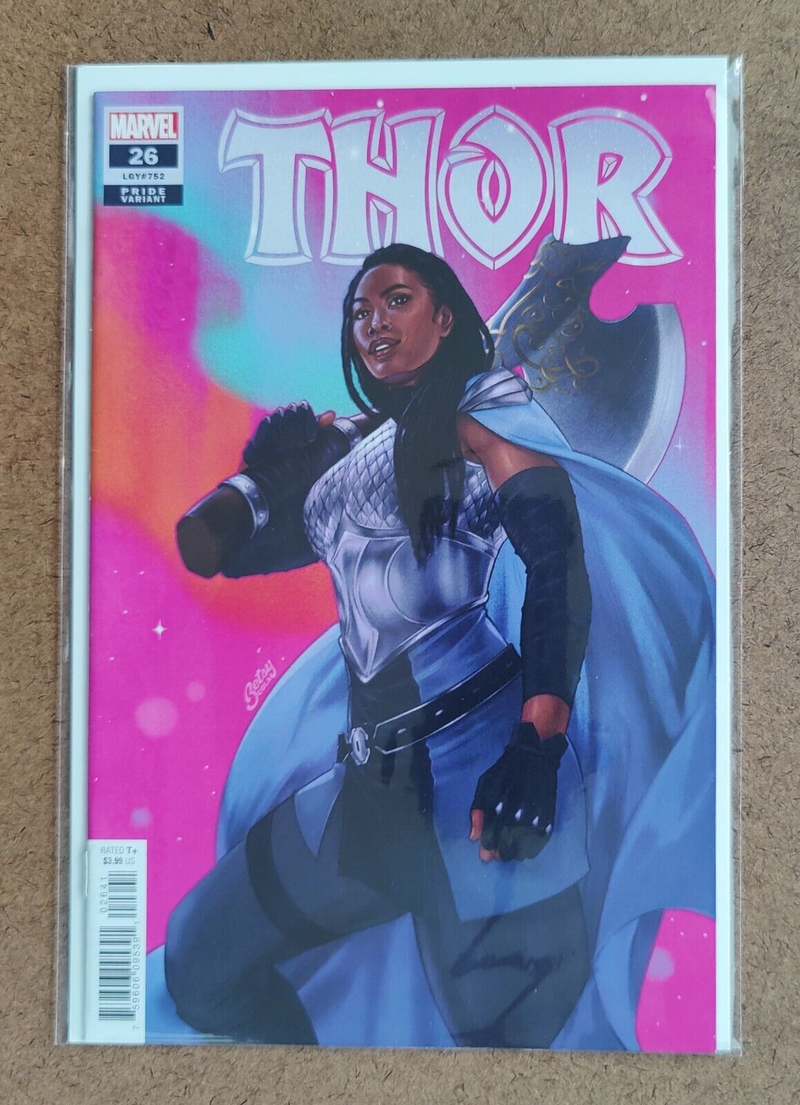 Thor, Vol. 6  #26D Marvel Betsy Cola Pride Cover 2022