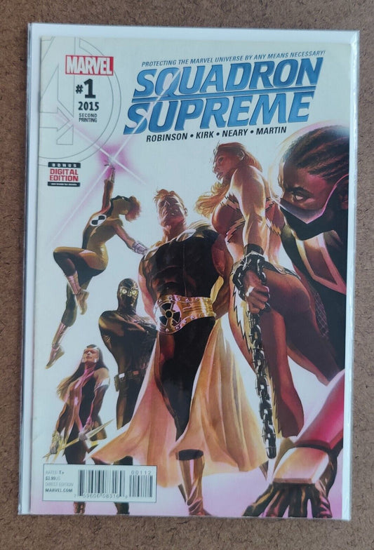 Squadron Supreme, Vol. 4 #1E 2016 2nd Printing Variant Cover