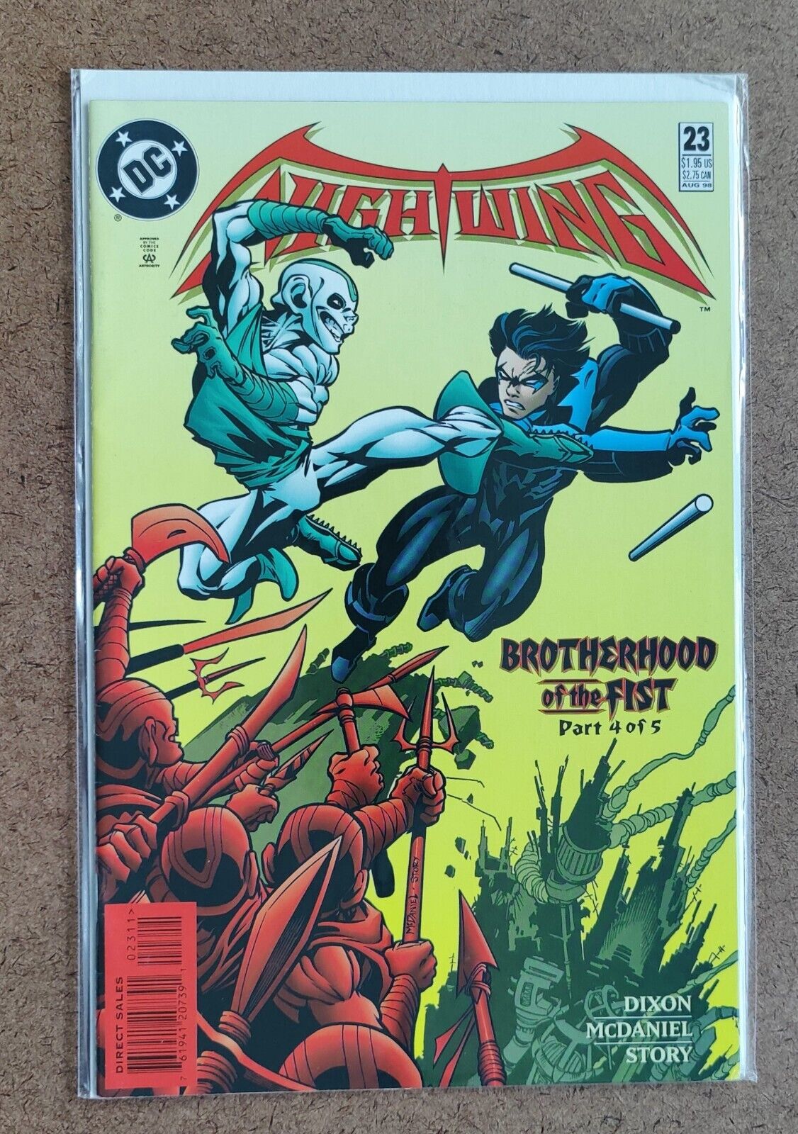 Nightwing #23 DC 1998 Brotherhood of the Fist 1st App Bamboo Monkey