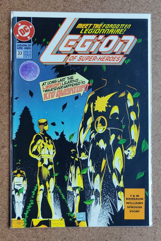 Legion of Super Heroes #33, Vol. 4 1989 DC Comics 1st app. of Kid Quantum