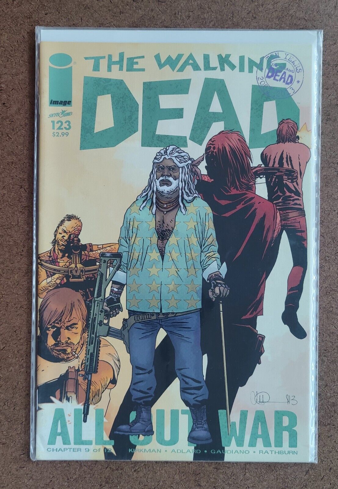 The Walking Dead #123 Image Comics 2014 Charlie Adlard & Dave Stewart Cover