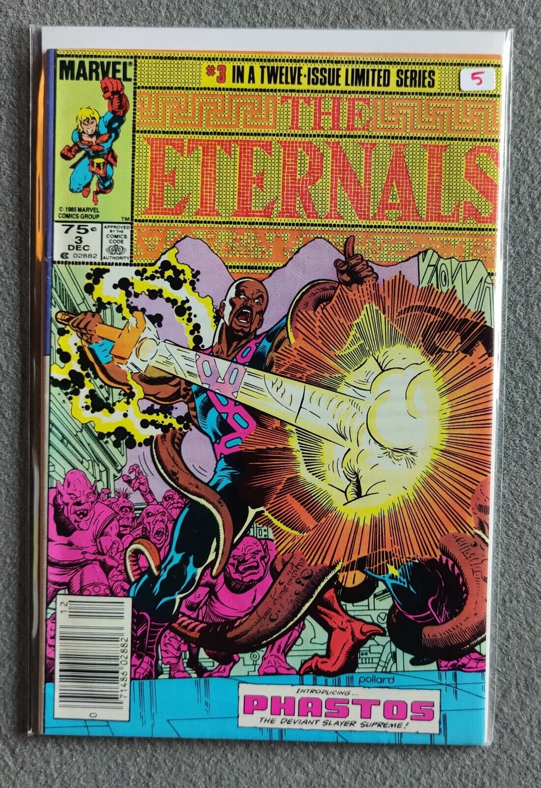 The Eternals Vol 2 # 3 1st full app. of Phastos (Marvel Dec. 1985) Newstand