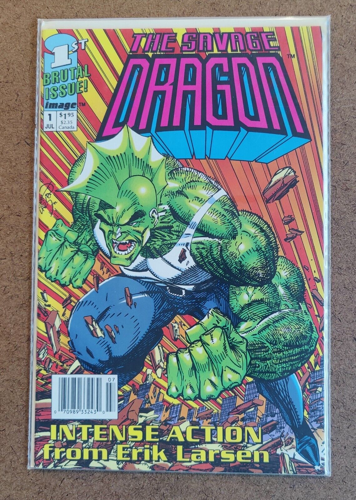 Savage Dragon, Vol. 1 #1A Image Comics 1992 1st app. Savage Dragon