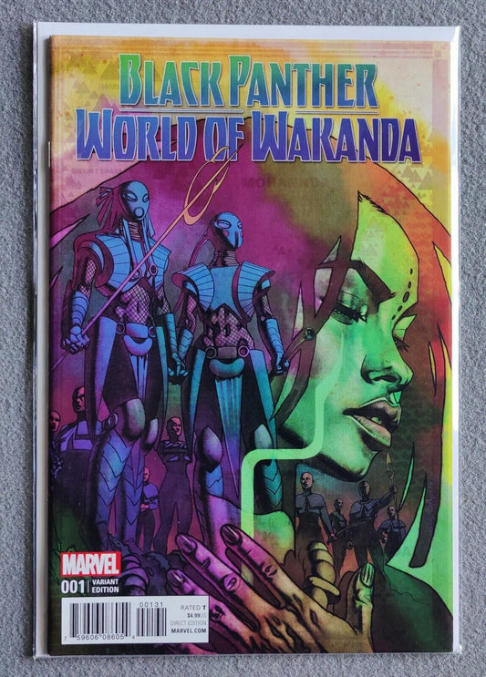 Black Panther World Of Wakanda 1C 1:25 Stelfreeze Variant 2016