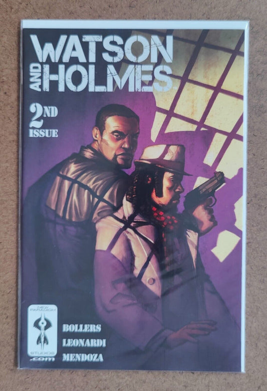 Watson and Holmes  #2A New Paradigm Studios 2013 Leonardi & Ryan Wardlow Cover