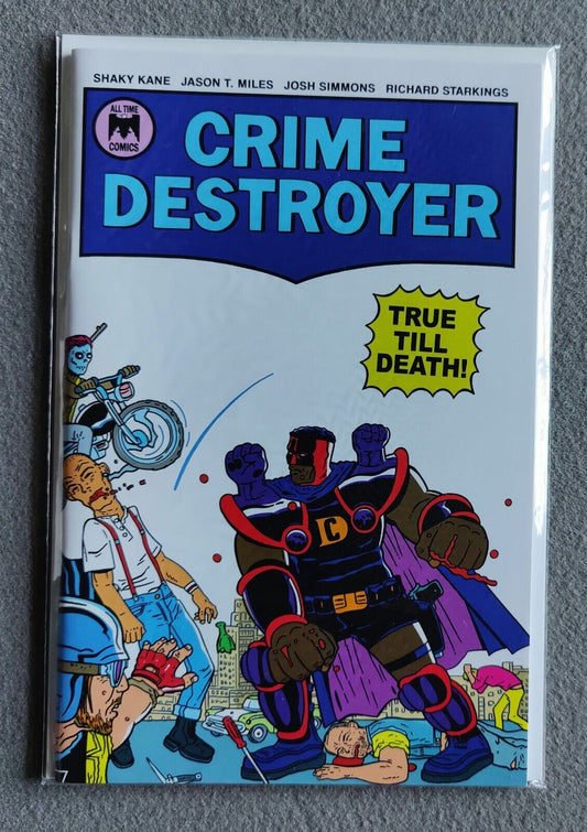 CRIME DESTROYER TRUE TILL DEATH #1 COVER A KANE FLOATING WORLD COMICS 2021