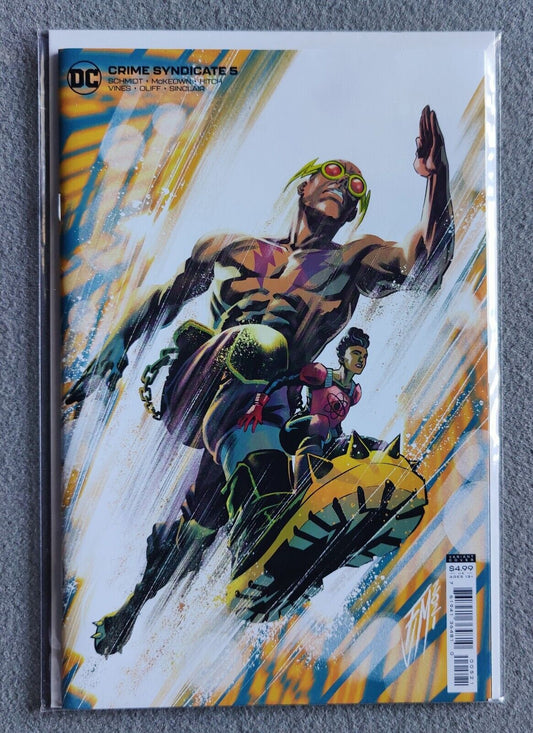 CRIME SYNDICATE #5B Card Stock Variant Cover DC