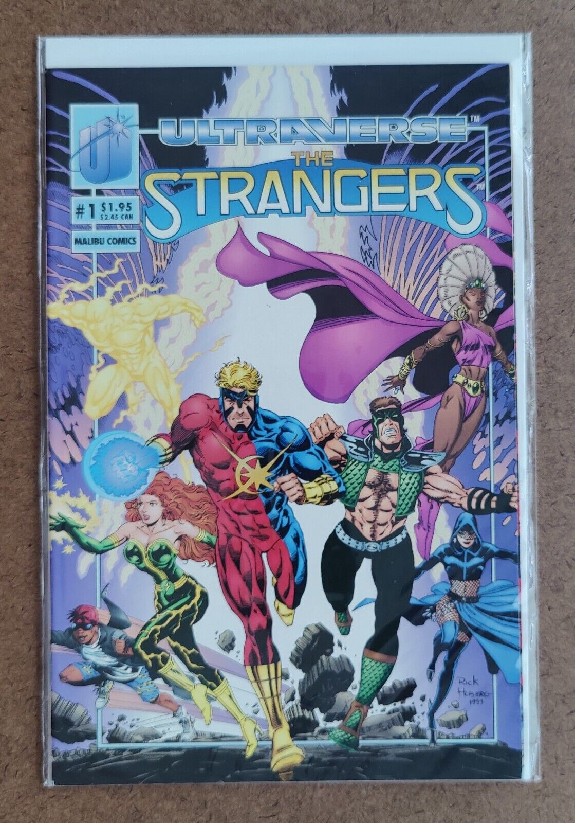 Ultraverse The Strangers #1A April 1993 Malibu Comics 1st App Yrial