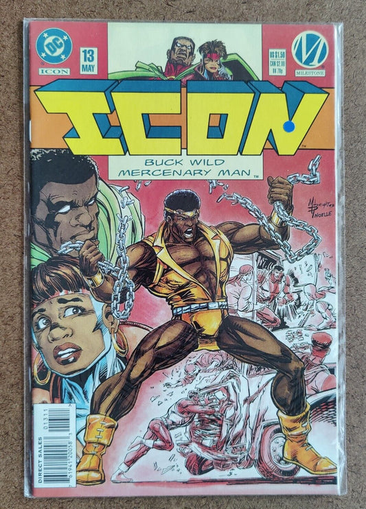 Icon #13 DC Milestone Comics May 1994 1st App Lysistrata Jones 1st App Buck Wild