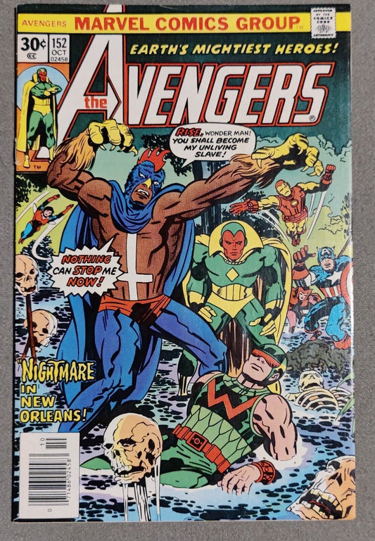 Avengers 152 (1976) KEY 1st App. Black Talon NICE!