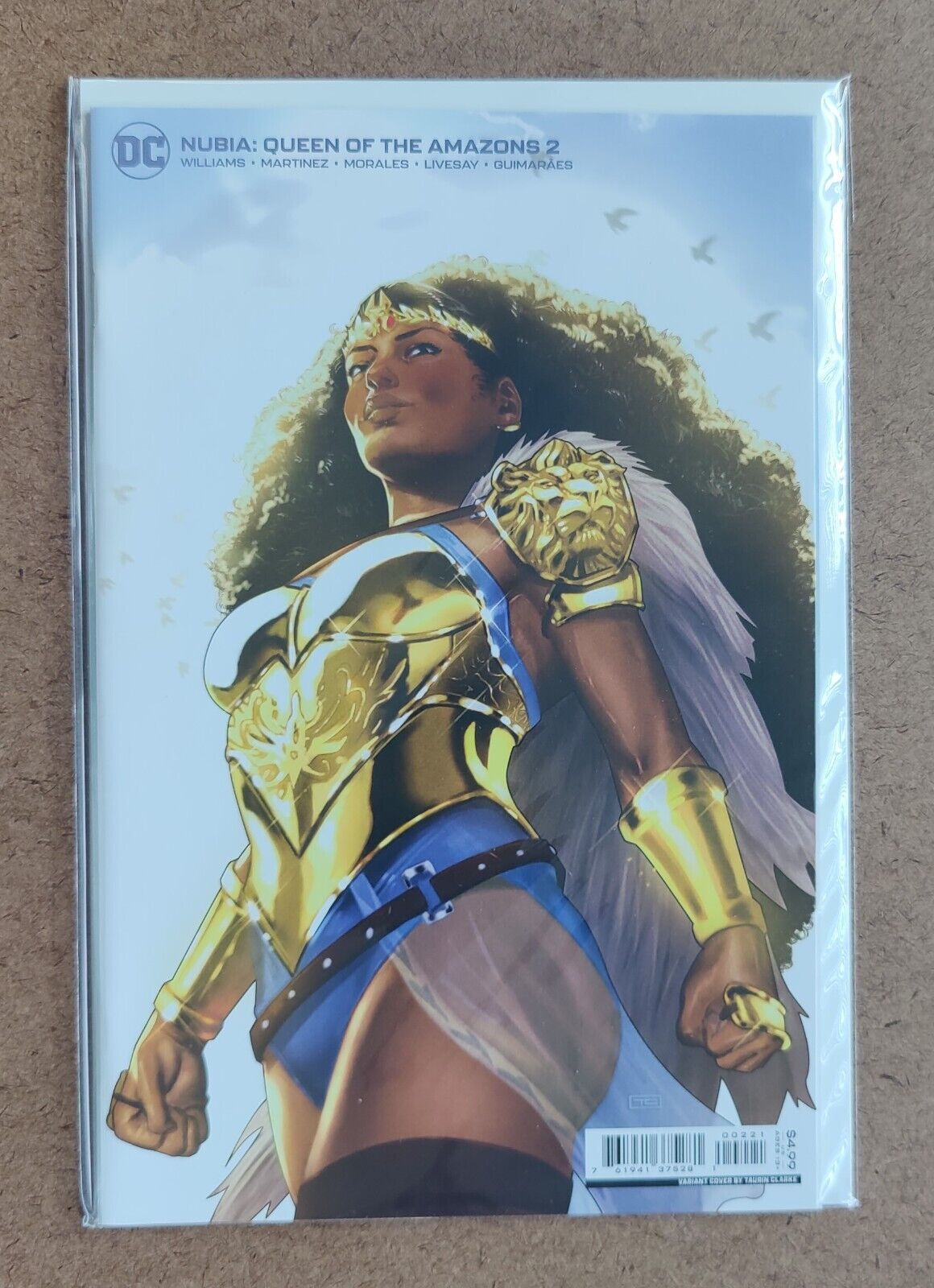 Nubia Queen of the Amazons #2B Taurin Clarke Card Stock Cover DC Comics 2022