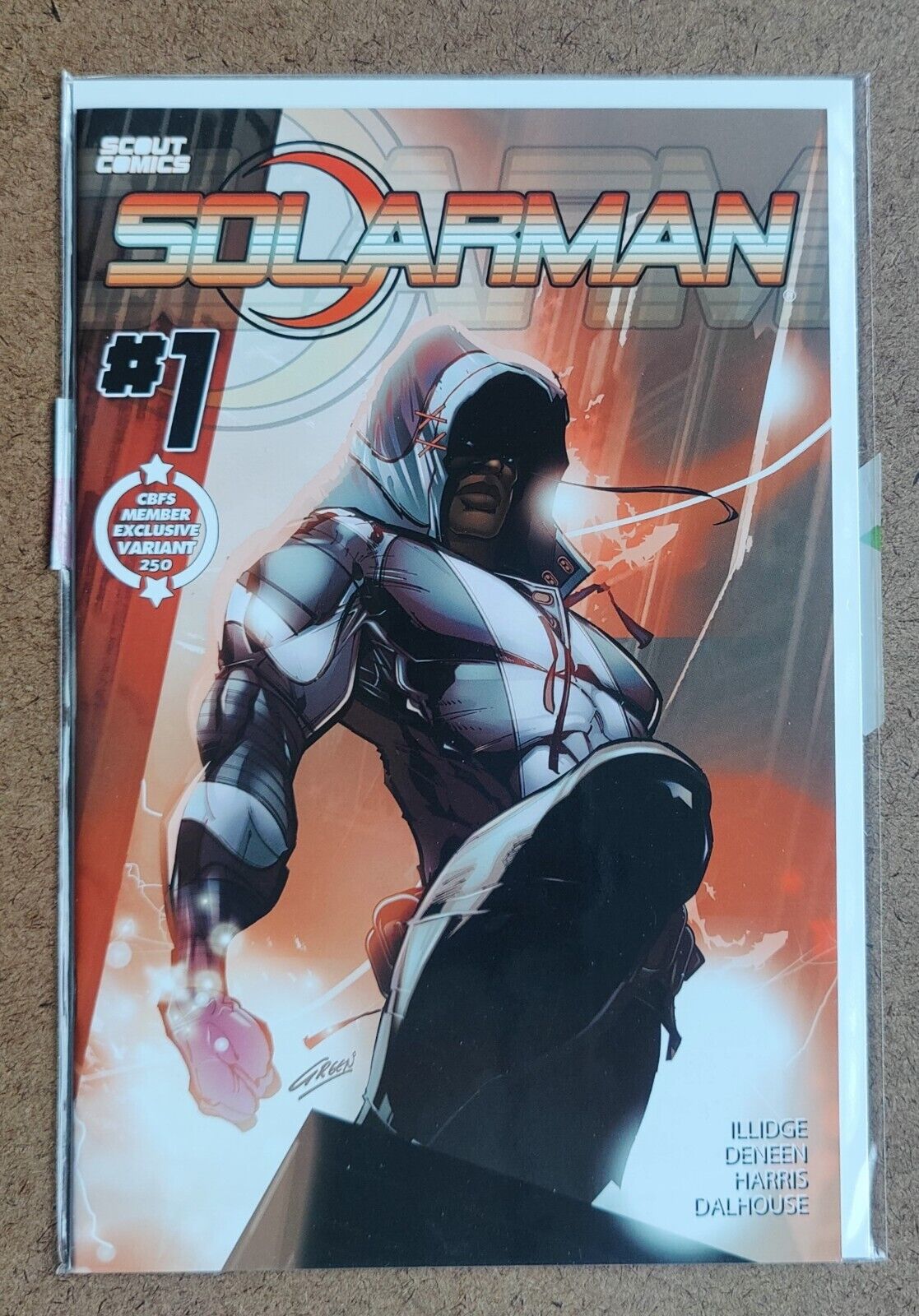 Solarman #1B Scout Comics CBFS Variant Cover by Paul Green 2016