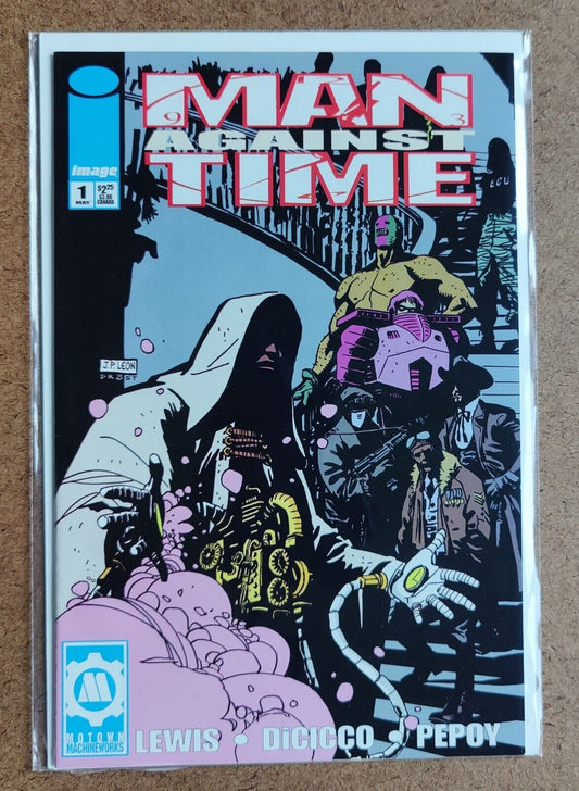 Man Against Time #1B Image Comics May 1996 Variant Cover