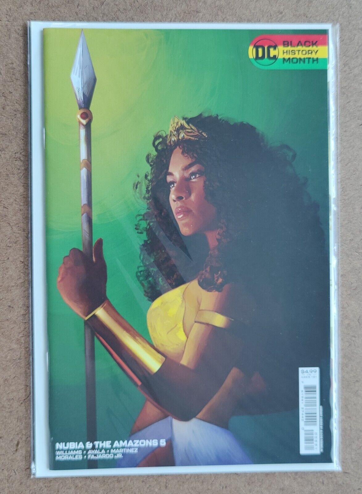 Nubia And The Amazons #5C Alexis Franklin Black History Month Variant 2021