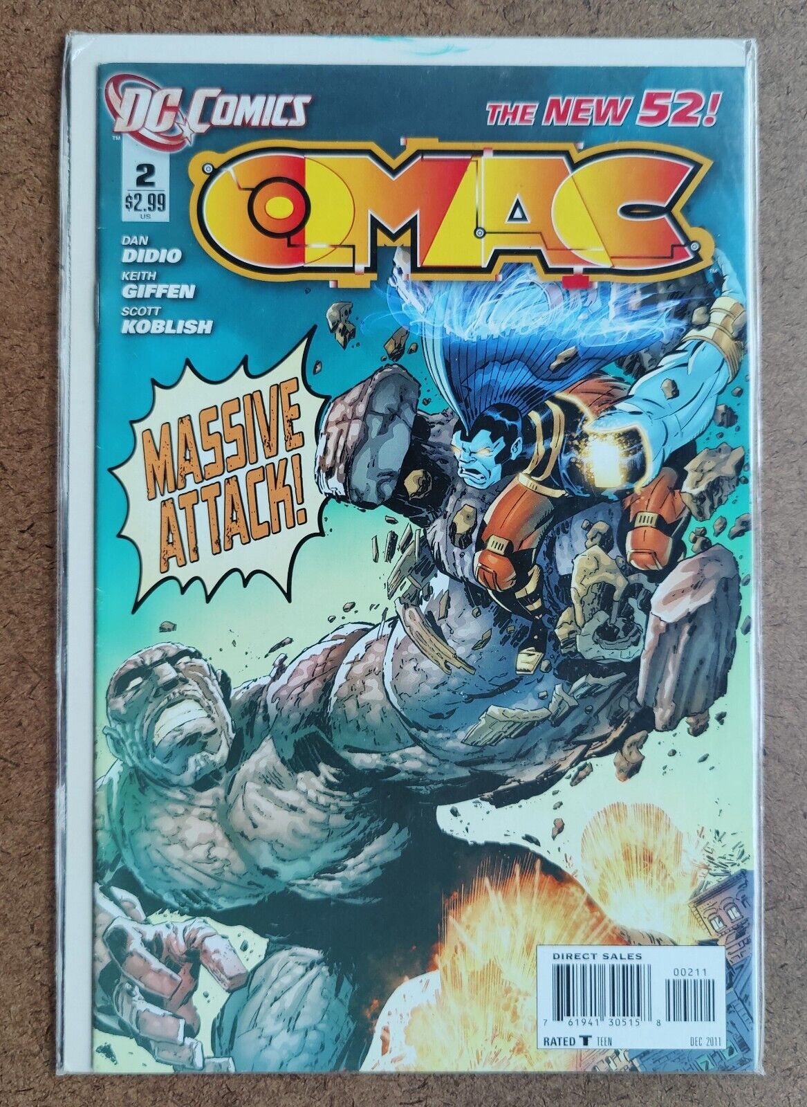 Omac #2 DC Comics 2011 The New 52 1st App Amazing Man IV Rocker Bonn