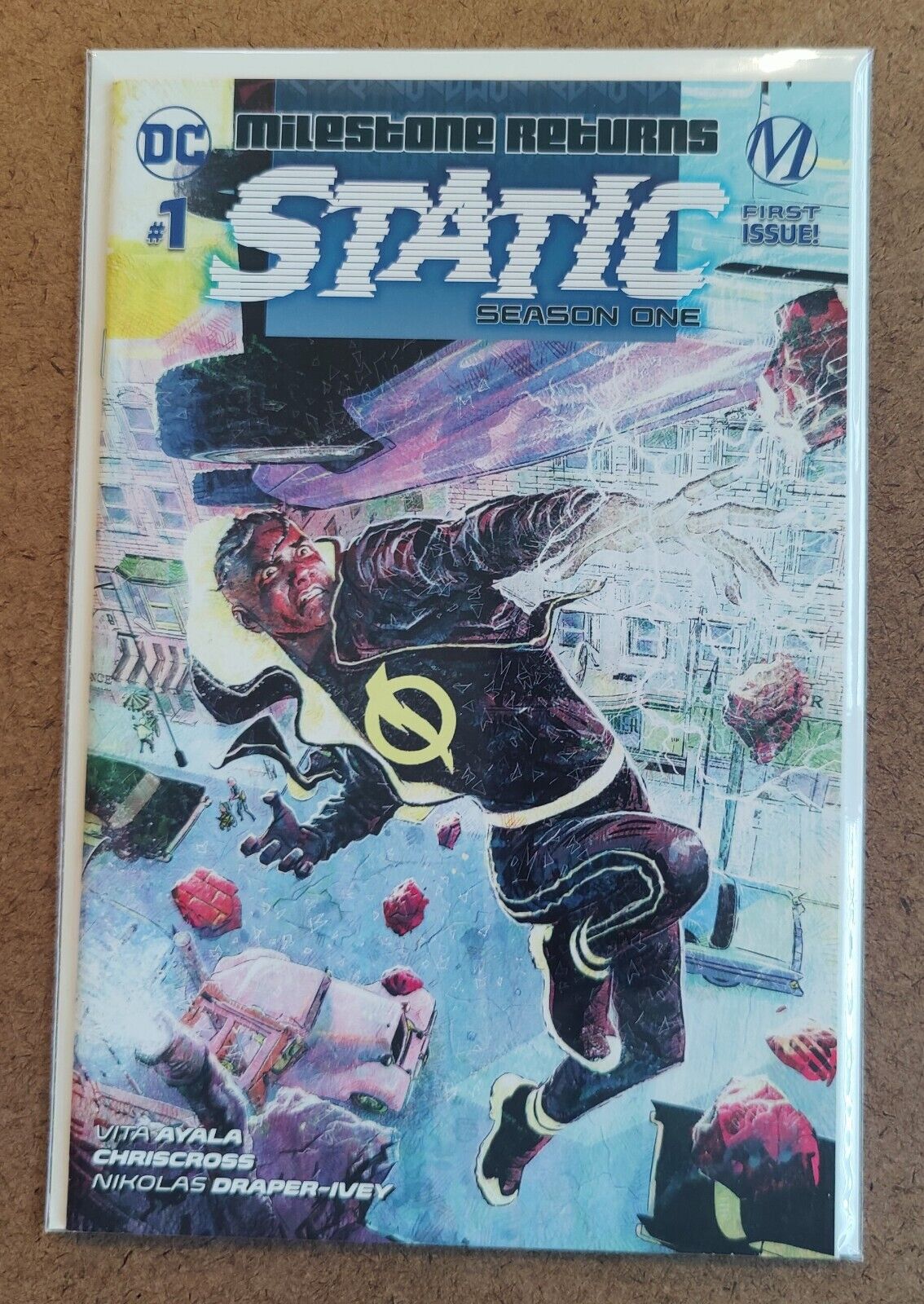 Static Season One #1E 2021 TFAW Exclusive Variant - Kyle Baker