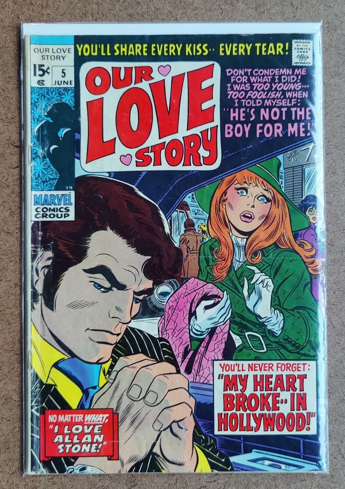 Our Love Story #5 June 1970 Marvel Comics