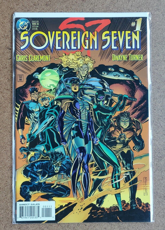 Sovereign Seven  #1A DC Comics 1995 1st App Cascad "Rhian Douglas"