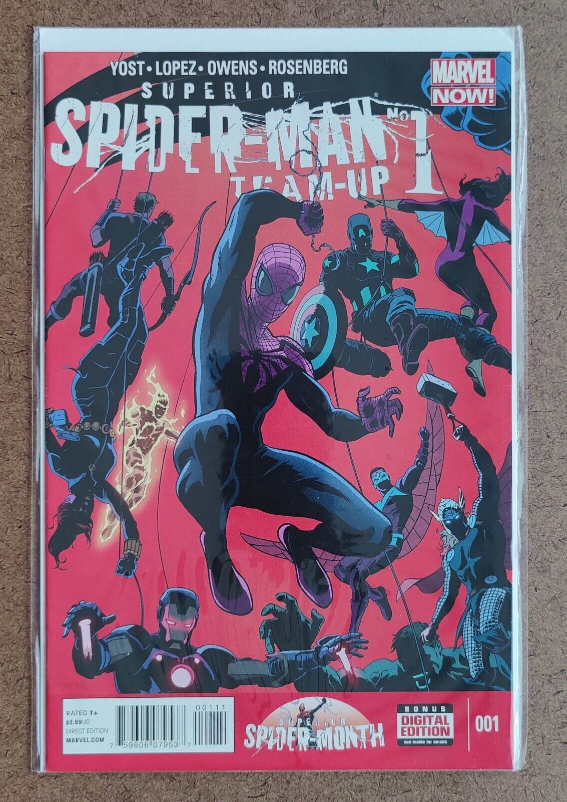 Superior Spider-Man Team-Up #1A Rivera Variant 2013 1st appearance of Sun Girl