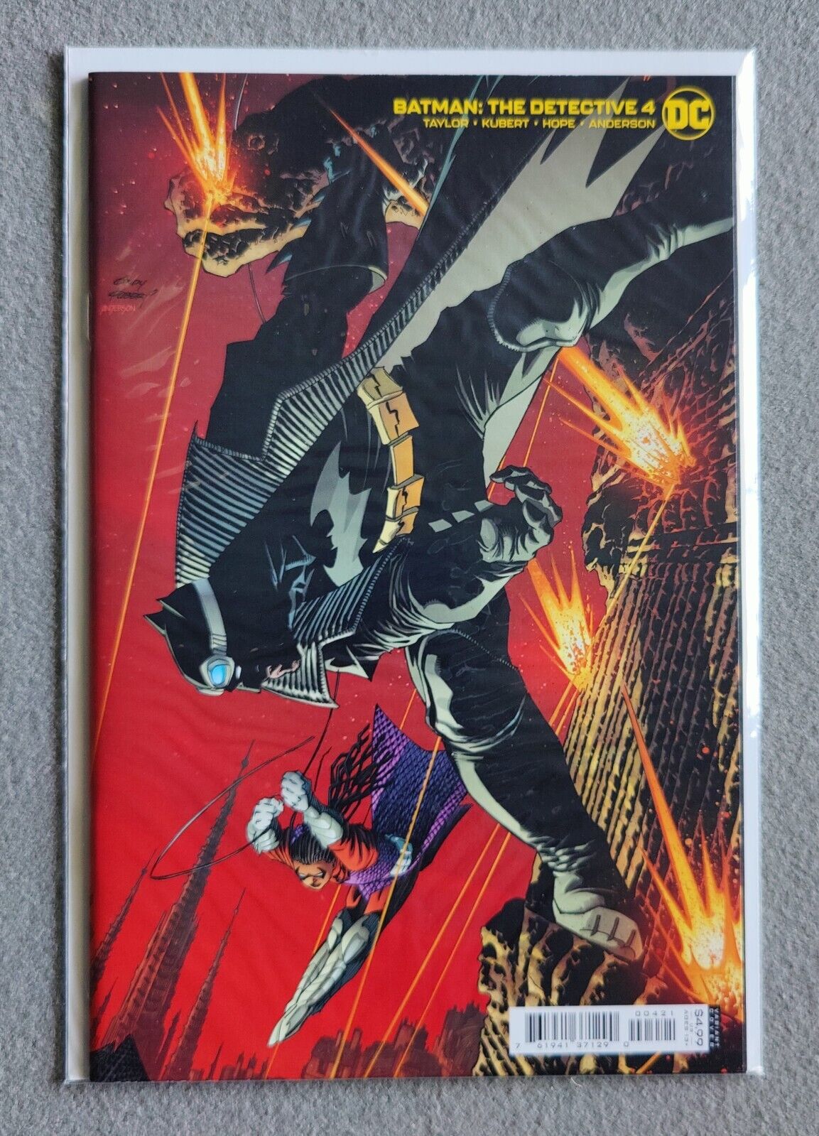 Batman The Detective #4B Variant Andy Kubert Card Stock Cover