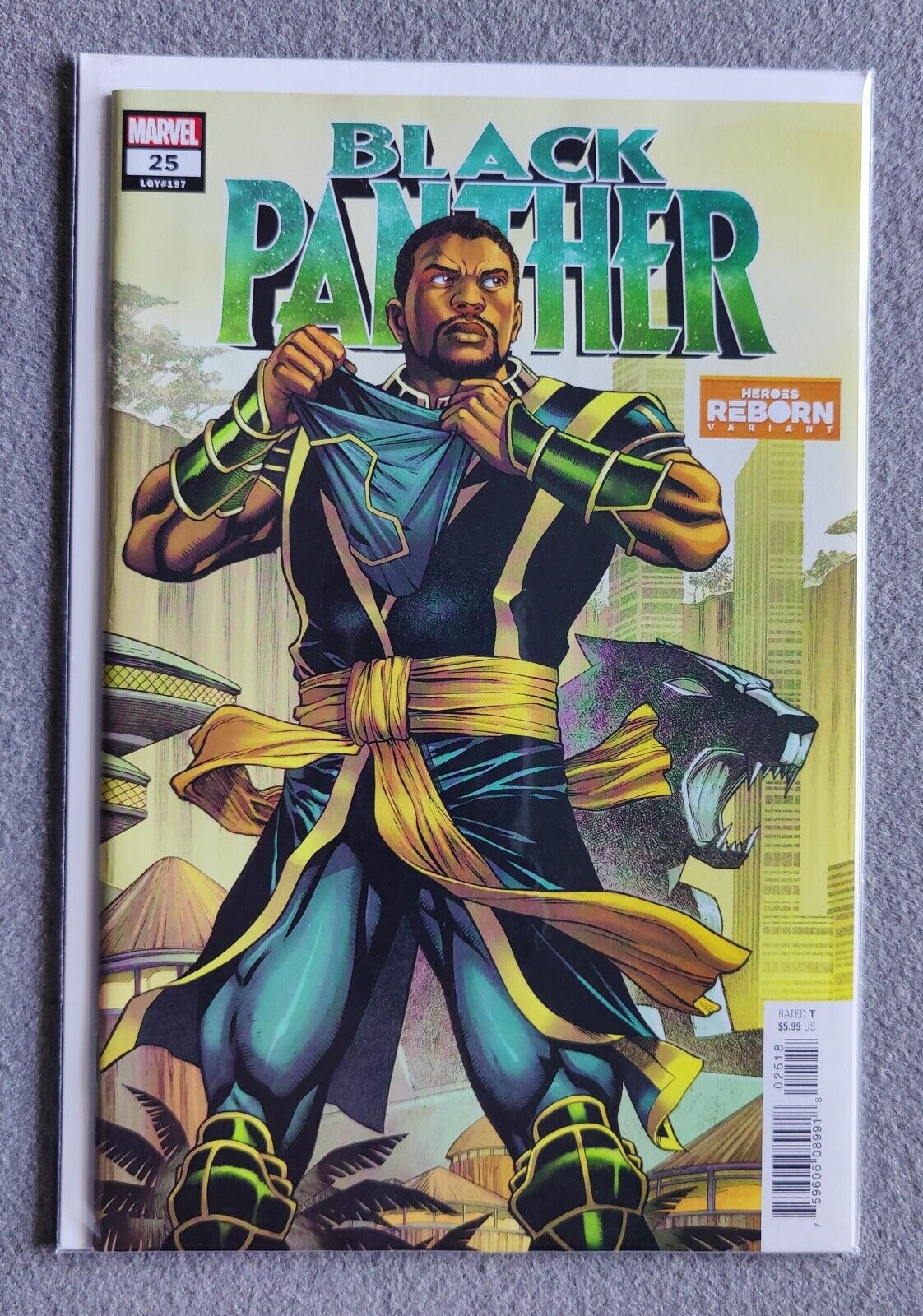 Black Panther #25L 2021 Heroes Reborn Variant! Marvel Comics